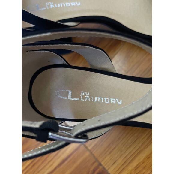 CL by Laundry Womens Go On Block Dress Sandals Size 8W - Picture 5 of 10